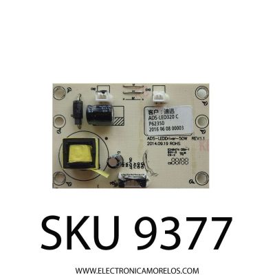 LED DRIVER PARA TV JENSEN / NUMERO DE PARTE ADS-LED320 C / ADS-LEDDRIVER-50W REV:1.1 / PANEL ST3151A04-8 / MODELO JTV3217DC	